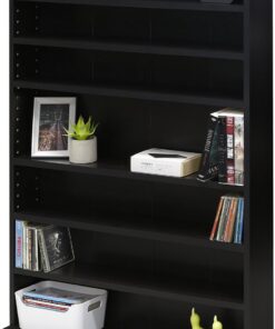 Furinno Jaya Estantes de Almacenamiento, Madera, Espresso, Talla única