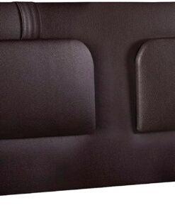 Cabecero Tapizado - Cama de 120, 135, 140 - Anclajes para Pared - Fabricado con Polipiel - Marrón - Interior Fibra Repreve Alta Densidad - Modelo Velvet 145x50 cm - Dormium