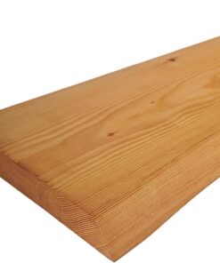 Relaxdays Estantería de Pared rústica de Pino Macizo, Borde de árbol, 3 estantes flotantes 60x22 cm Natural