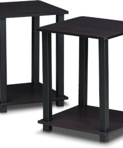 Furinno Simplistic Mesa Auxiliar, Nogal Oscuro, Talla única
