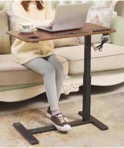 Mesa rodante para Oficina Mesita de Noche móvil en la Cama, Mesa Ordenador, Dormitorio, Escritorio Elevador, Cuaderno for el hogar, Plegable Aprendizaje