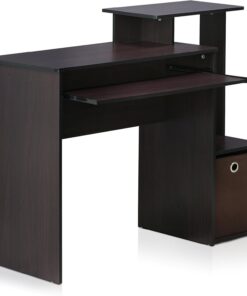 Furinno Escritorio De Computadora Marrone (Nogal Oscuro)