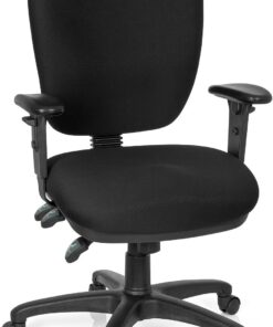 hjh OFFICE 702290 ZENIT HIGH BIG Silla de oficina giratoria, tejido negro