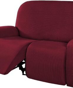 Fundas elásticas para sofás reclinables, Fundas de Spandex para sillones reclinables. | Fundas de sofá con parte inferior elástica