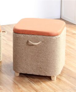 Puff almacenaje Puff salon puff almacenaje Puf Banco de almacenamiento con asiento acolchado Taburete plegable con tapa Reposapiés Silla otomana for entrada sala de estar cocina dormitorio pasillo(Ora