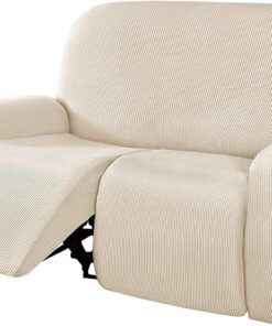 Fundas elásticas para sofás reclinables, Fundas de Spandex para sillones reclinables. | Fundas de sofá con parte inferior elástica