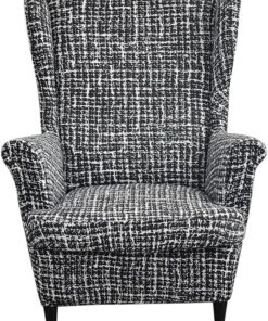 Fundas de sillón orejero elástica 1 Plaza Funda para sillas de Orejas 2 Piezas Cubre Sillón Fundas para sillas con Respaldo de alas