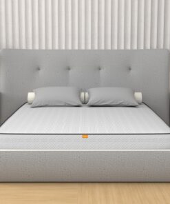 Colchón de 120 x 190 cm para cama plegable - 10 cm de altura - Una plaza y media - Fabricado en waterfoam - Colchón ergonómico - Producto sanitario - Modelo Primavera
