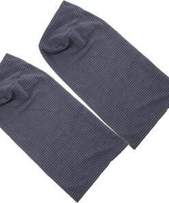 DOITOOL Protector Elástico para Reposabrazos de Sofá 2 Piezas de Polar Fleece con Tecnología de Tejido Exclusiva para Hogar y Oficina