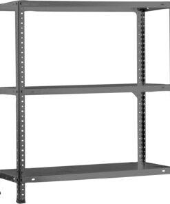 Simon Rack Estantería Metálica 900x900x500 mm - Advantage | 3 Alturas, Bandeja Metal, 75 kg de Punto Flexión, Gris, Pintura anticorrosión, Montaje con tornillo