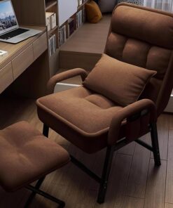 Moderna silla reclinable plegable – Cómodo sillón reclinable para dormitorio/sala de estar – Silla de ocio relajante – Elegante silla de descanso para máxima comodidad