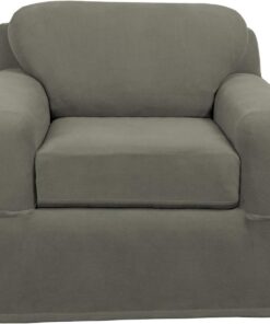MAYTEX Slipcover, Dark Olive, Chair