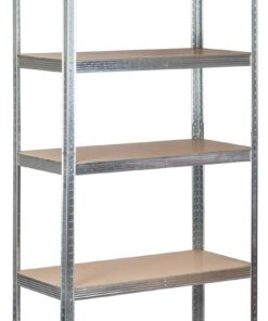 Humberg Estantería de Almacenamiento para Cargas Pesadas, 2 en 1, 222 x 90 x 40 cm, con 6 estantes, Carga máxima 600 kg