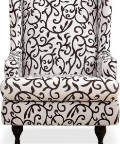 Fundas Decorativas para Sillones Elegante Extensible,Elástica Funda De Sillón Lavable Antideslizantes Funda Protector para Sillón,Poliéster Funda para Sillón Estampada Moderno