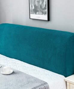 Funda Protectora Elástica a Prueba de Suciedad para Cabecero de Cama, 130-170cm, Azul