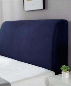 Funda de cabecera de Cama de algodón Doble, Funda de cabecera de Cama, protección de Muebles, de Tela elástica, decoración de Dormitorio a Prueba de Polvo(10,120 * 70CM)