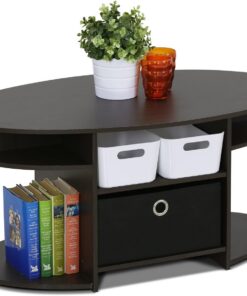 Furinno Mesa De Centro marrón Contemporáneo