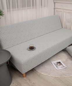 Funda De Sofá Sin Brazos Funda para Sofá Cama Fundas Plegable Universal Fundas Sofás Cama Clic Clac Futon Sofás Protector 2/3 Plazas Antideslizante(Style 12#,L:180-200CM(71-90in))