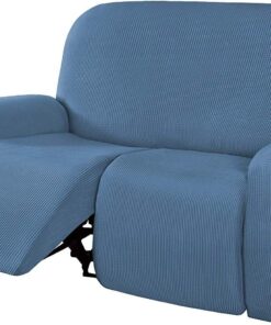 Fundas elásticas para sofás reclinables, Fundas de Spandex para sillones reclinables. | Fundas de sofá con parte inferior elástica