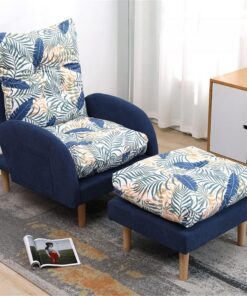 Sillón reclinable Ajustable con reposapiés, 3 Posiciones, para Sala de Estar y Dormitorio, con Capacidad de Carga de 150 kg.