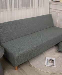 Funda De Sofá Sin Brazos Funda para Sofá Cama Fundas Plegable Universal Fundas Sofás Cama Clic Clac Futon Sofás Protector 2/3 Plazas Antideslizante(Style 10#,L:180-200CM(71-90in))