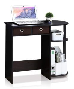 Furinno Go Green Escritorio, Madera, Nogal Oscuro, 39.62 x 80 x 72.39 cm