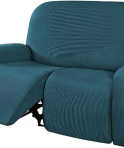 Fundas elásticas para sofás reclinables, Fundas de Spandex para sillones reclinables. | Fundas de sofá con parte inferior elástica