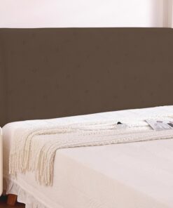 Ystyle Funda Cabecero Cama, Suave Fundas para Cabeceros De Cama Antipolvo, Cubierta De Cabecera Elástico Universales, Funda Protectora De Cabecera Modernas Color SóLido (150cm, Café)