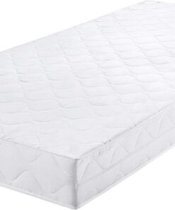 Badenia Trendline BT 100 Colchón Rollo Confort, Dureza 2, 90 x 200 cm, Blanco, Certificado Öko-Tex, Fabricado según Estándares Alemanes de Calidad