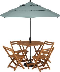 Furinno Mesas de Patio, Talla única