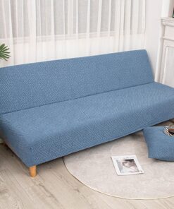 Funda De Sofá Sin Brazos Funda para Sofá Cama Fundas Plegable Universal Fundas Sofás Cama Clic Clac Futon Sofás Protector 2/3 Plazas Antideslizante(Style 11#,L:180-200CM(71-90in))