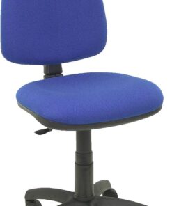 Piqueras y Crespo 04CP - Silla de Oficina ergonómica, Asiento y Respaldo tapizados en Tejido Bali, Color Azul