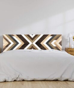 Oedim Cabecero Cama Madera Abstracta, cabecero Decorativo para Camas, decoración para Habitaciones