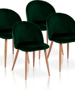 La Silla Española Pedraza Silla, Telas, Verde Botella, 77 cm (Alto) x 46 cm (Ancho) x 47 cm (Profundidad)