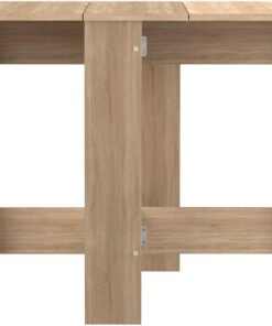 Symbiosis Papillon, Mesa plegable, Roble natural 103/67/28x76x73,4 cm