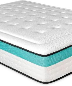 Duérmete Online Colchón Viscoelástico Bio MAX con Viscogel | Firme y Confortable | Anti-ácaros e Hipoalergénico, 90 x 190