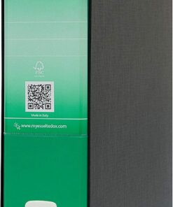 Rexel LEITZ D26214 - Archivador de palanca DOX con caja Folio (28,5X35 cm) color verde