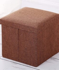 Reposapiés Taburete para pies 12 Pulgadas Otomana De Almacenamiento Plegable,Banco Otomano De Almacenamiento para Dormitorio Y Pasillo,Banco De Almacenamiento De Tela Tapizada,para
