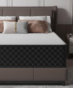 Colchón 90x190-25cm Altura con Certificación Oeko-Tex, Medio-Firme Memory Foam Viscoelástico con Muelles Ensacados, Tejido Transpirable y Suave para Pieles Sensibles