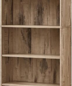 VASAGLE Custos Colección - Librería de 5 Niveles, Estantería de Libros, Organizador con Compartimentos, Estantes Abiertos y Ajustables, para Sala de Estar, Dormitorio, Marrón Camello LBC165T50