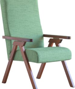 ESSEGI Fiamma - Sillón de Haya, Color Verde, Cuerpo de Nogal, Talla L
