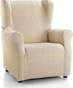 Martina Home Emilia Funda Sillón Orejero, Tela, Beige, 33x8x42 cm
