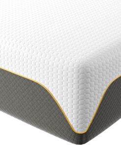 Colchón de espuma viscoelástica, colchón doble de 135 x 190 x 20 cm, sensación firme media, suave, agradable al tacto, duradero, fresco para dormir y aliviar el dolor de espalda, en una