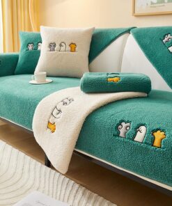 Funda de Sofa Cover 1 2 3 4 Plazas Protector Cubre Sofá En Forma De L Cojín De Sofá Antideslizante, Suave y cálida, de Protección para Mascotas