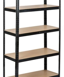 Humberg Estantería de Almacenamiento para Cargas Pesadas, 2 en 1, 180 x 90 x 40 cm, con 5 estantes, Carga máxima de 500 kg