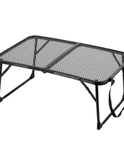 AKTIVE Mesa Baja Plegable Ultraligera, 60x40x25 cm, Topes antivuelco, Resistente Altas temperaturas, Soporta 20 kg, Asa de Transporte, Cierre de Seguridad, Mesas Plegables, Camping (63084)
