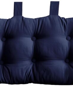 Enjoy Home - Almohada de Algodón, 70 x 45, Azul (Bleu Marine)