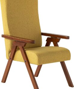 ESSEGI FIAMMETTA Sillón, Madera de Haya, Amarillo, L