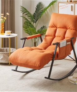 Moderno Sillón Reclinable Butaca Salon De Relax,sillones Para El Salón Plegable 5 Velocidad Ajustable,sillon Relax,mecedora Con Respaldo Ajustable ,Tumbonas Jardin Exterior,butacas De Salon ( Color :