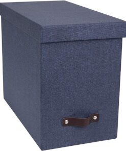 Bigso Box of Sweden 9441C3843 Blue Fibreboard Document Holder 35 x 18.5 x 27 cm